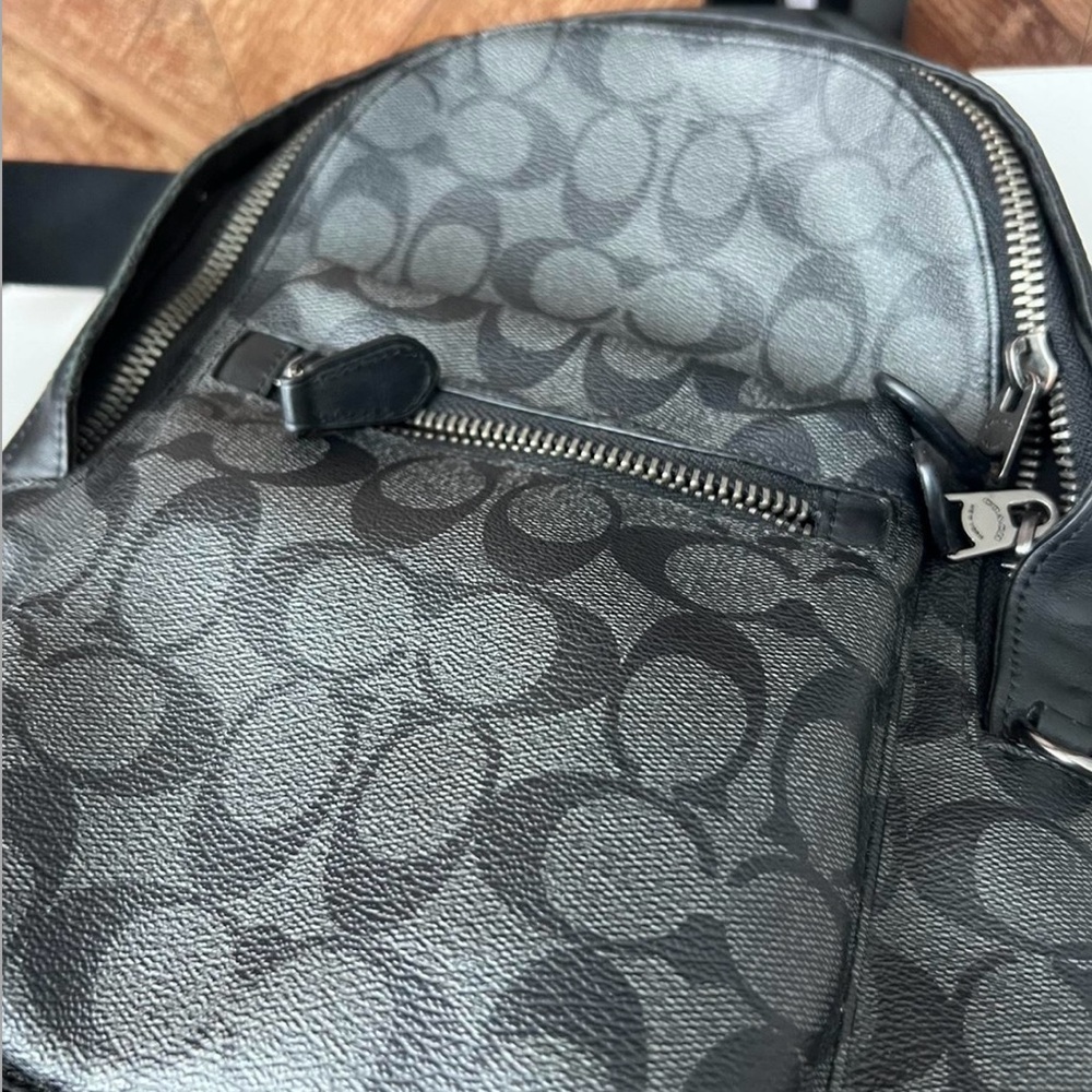 COACH shoulder bag/mini backpack, fanny pack, West Pack BLACK - Picture 4 of 8